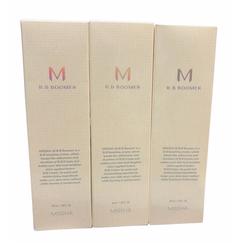 3X MISSHA M BB Boomer Wrinkle Care Moisturizer Whitening Cream 40ml 1.35 oz